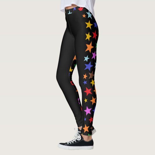 Leggings voor kwaliteitswerk met sterren aan de zi (Links)