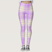 Leggings voor lavendel en geel spelden (Voorkant)