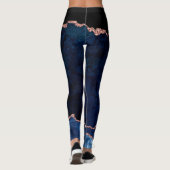 leggings voor marineblauw en roos goudmakreel (Achterkant)