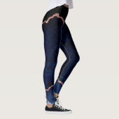 leggings voor marineblauw en roos goudmakreel (Rechts)