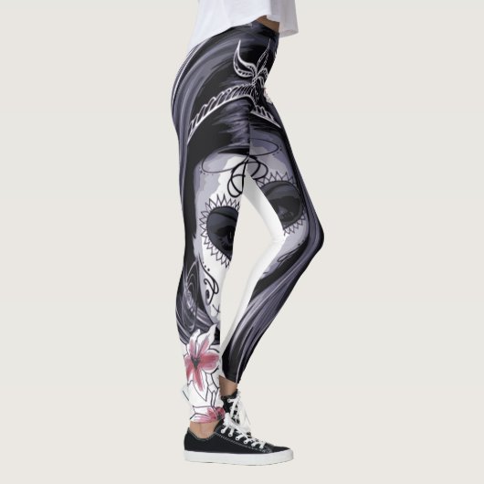 Leggings voor meisjes in het masker Halloween Flow (Rechts)