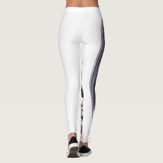 Leggings voor meisjes in het masker Halloween Flow (Achterkant)