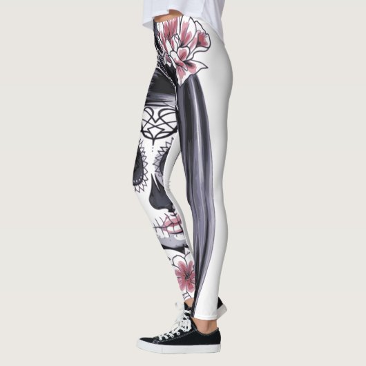 Leggings voor meisjes in het masker Halloween Flow (Links)