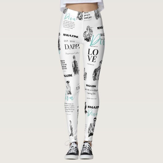 Leggings voor mode tijdschriften voor vrouwen (Voorkant)