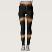 Leggings voor Mode van Chrome Glitter Design (Voorkant)