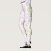 Leggings voor mousserende roze snowflakes (Links)