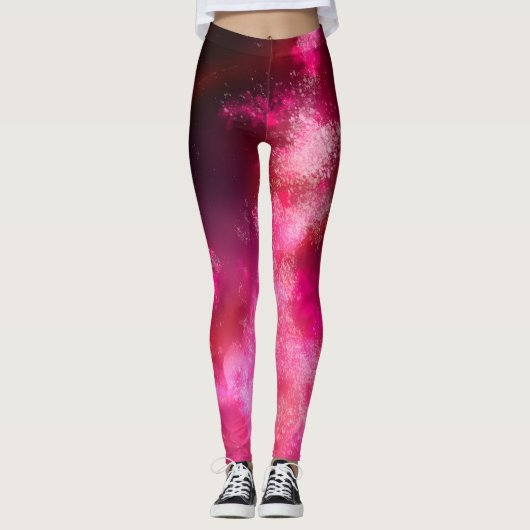 Leggings voor nachtelijke roze flats (Voorkant)