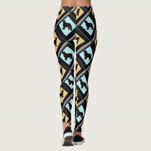 Leggings voor Newfy Diamonds (Achterkant)