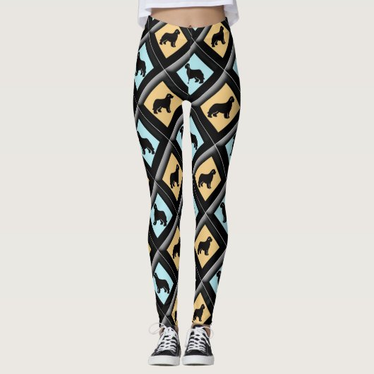 Leggings voor Newfy Diamonds (Voorkant)