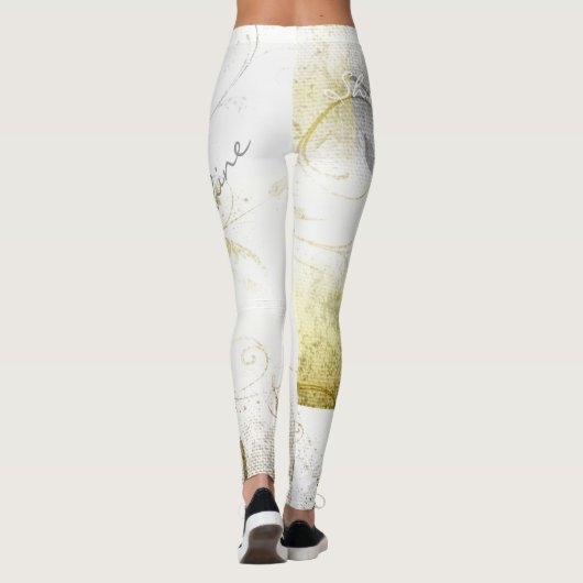 Leggings voor noodlijdend goud en pinda's (Achterkant)