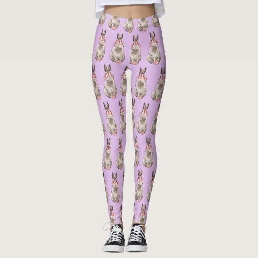 Leggings voor paasbunny Rabbit (Voorkant)