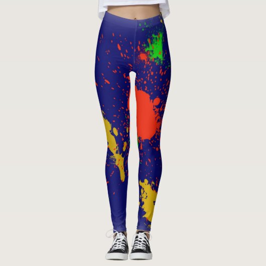 Leggings voor Paint Splash Designer - Gifts (Voorkant)