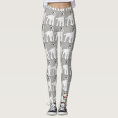 Leggings voor poodle Yoga Workout aanpassen (Voorkant)