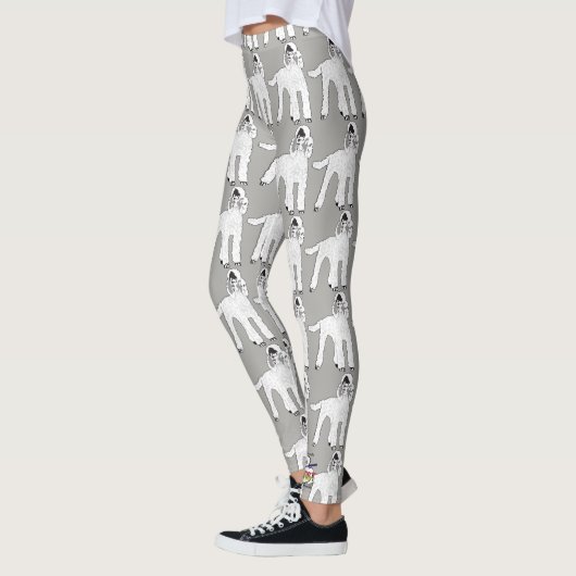 Leggings voor poodle Yoga Workout aanpassen (Links)
