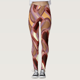Leggings voor poorten en peach door artiest C.L. B