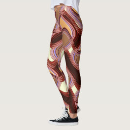 Leggings voor poorten en peach door artiest C.L. B