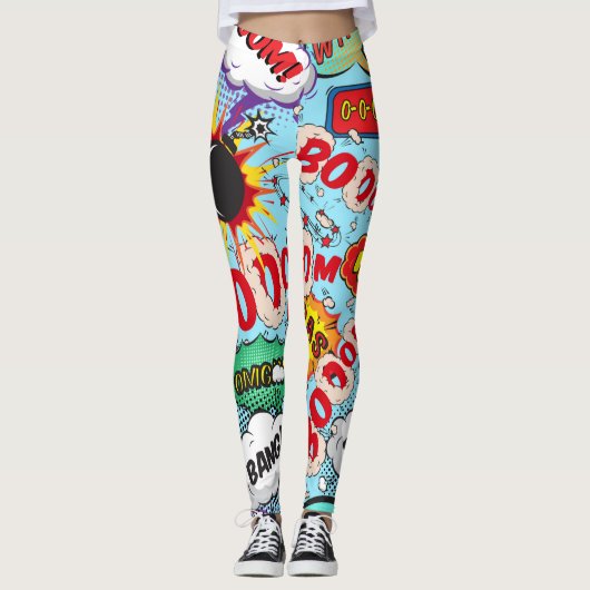 Leggings voor Pop uit de Comic (Voorkant)