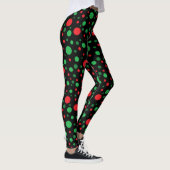Leggings voor Red Green Black kerstfeestdagen (Rechts)