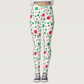 Leggings voor Red Green White Kerstfeestdag