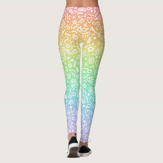 Leggings voor regenboogbossen (Achterkant)