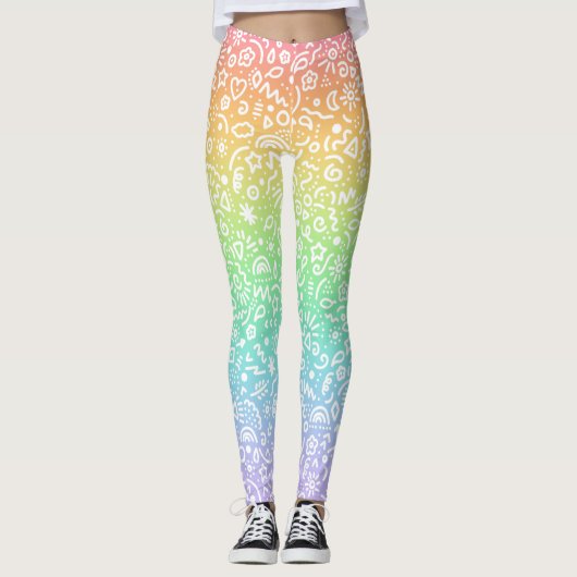 Leggings voor regenboogbossen (Voorkant)
