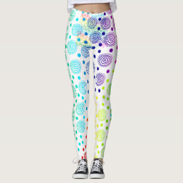 Leggings voor regenboogcirkels