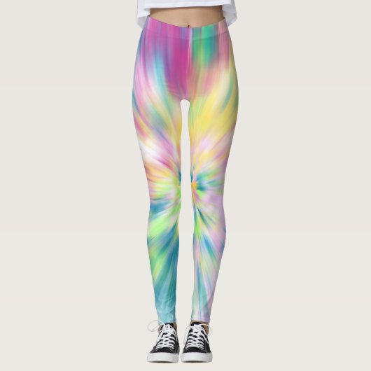 Leggings voor regenboogexplosie (Voorkant)