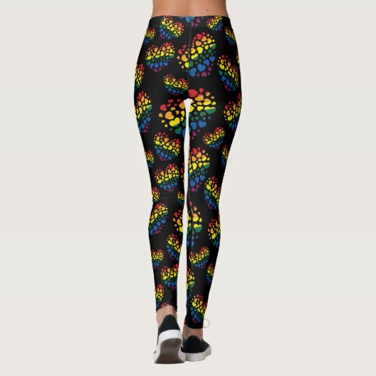 Leggings voor regenboogharten (Achterkant)