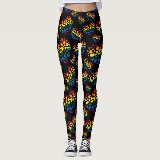 Leggings voor regenboogharten (Voorkant)