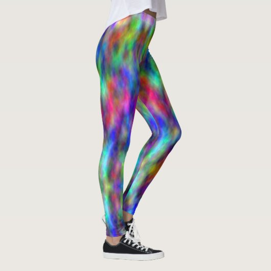 Leggings voor regenboogkleuren Vrouwenoefeningen (Rechts)