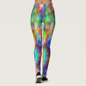 Leggings voor regenboogkleuren Vrouwenoefeningen (Achterkant)