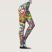 Leggings voor regenbooglitter (Rechts)