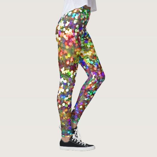 Leggings voor regenbooglitter (Rechts)