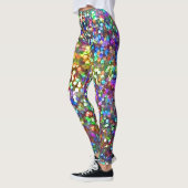 Leggings voor regenbooglitter (Links)