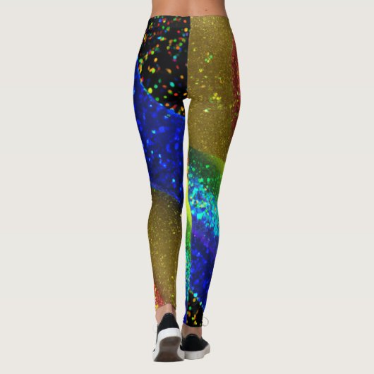 Leggings voor regenbooglittering (Achterkant)