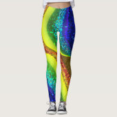 Leggings voor regenbooglittering (Voorkant)