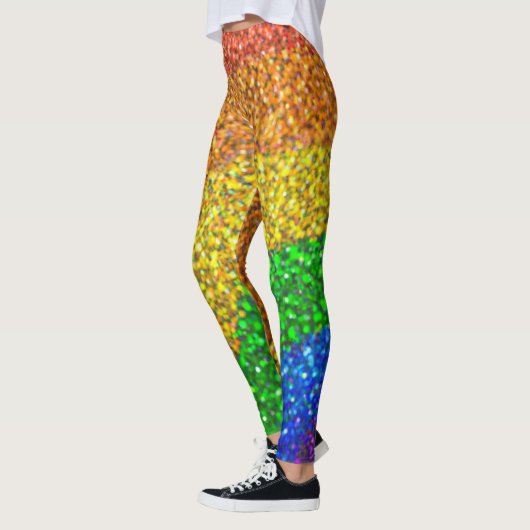 Leggings voor regenbooglittering (Links)