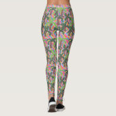 Leggings voor regenboogpalm afdrukken (Achterkant)