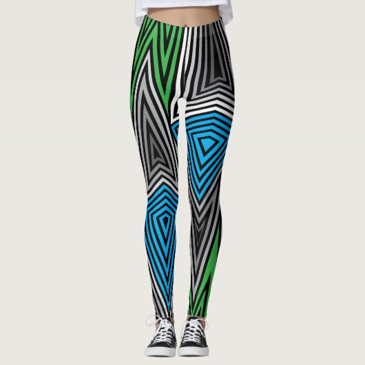 Leggings voor regenboogrex Retro: Retro (Voorkant)