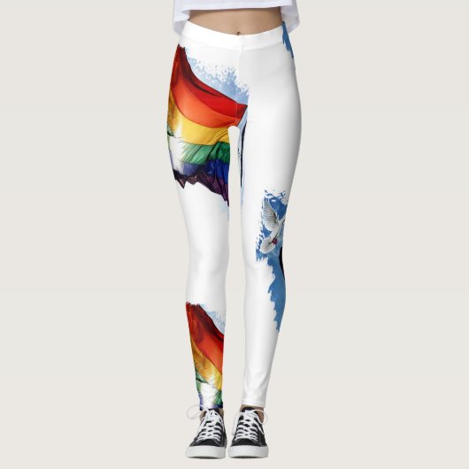 Leggings voor regenboogvrouwen (Voorkant)