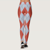 Leggings voor rode blauwe diamanten (Achterkant)