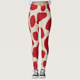 Leggings voor rode dierlijke afdruk
