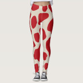 Leggings voor rode dierlijke afdruk (Voorkant)