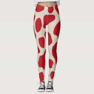 Leggings voor rode dierlijke afdruk
