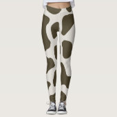 Leggings voor rode dierlijke afdruk (Voorkant)