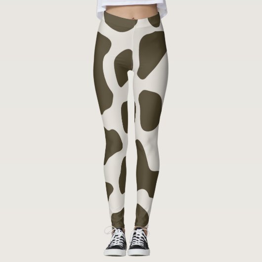 Leggings voor rode dierlijke afdruk (Voorkant)