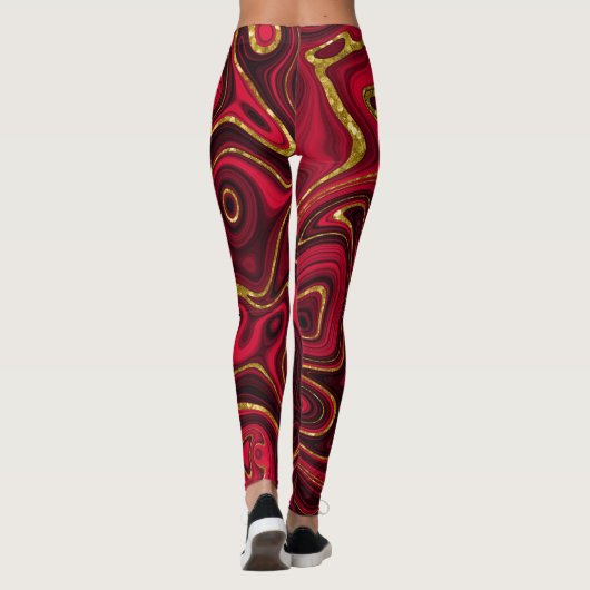 leggings voor rode goudmarmer (Achterkant)