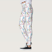 Leggings voor roze blauw pooidop theezetkamer (Links)
