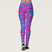 Leggings voor roze blauwdruk (Achterkant)