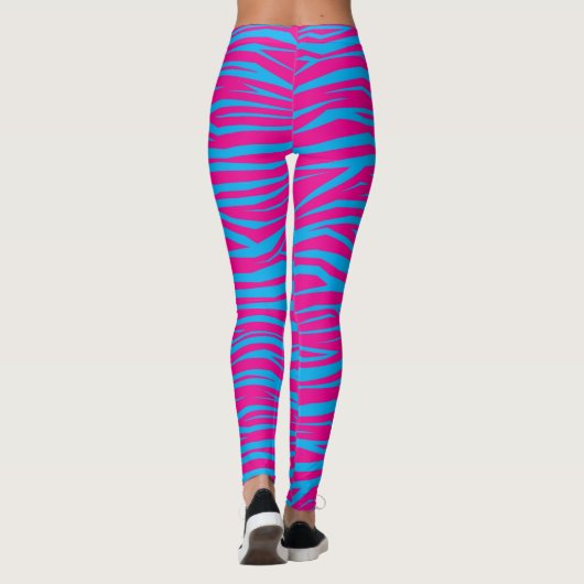 Leggings voor roze blauwdruk (Achterkant)